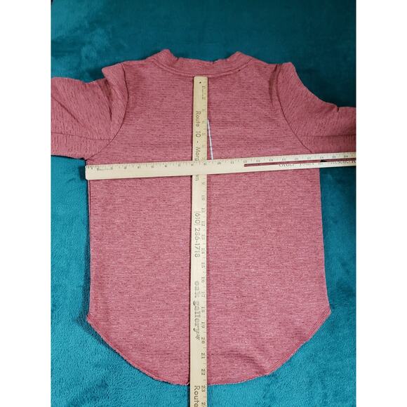 Nike Top Size Extra Small Womens Pink Performance Running Ladies Dri Fit Logo - Picture 7 of 8